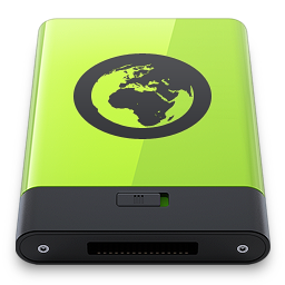 Green Server Icon 256x256 png